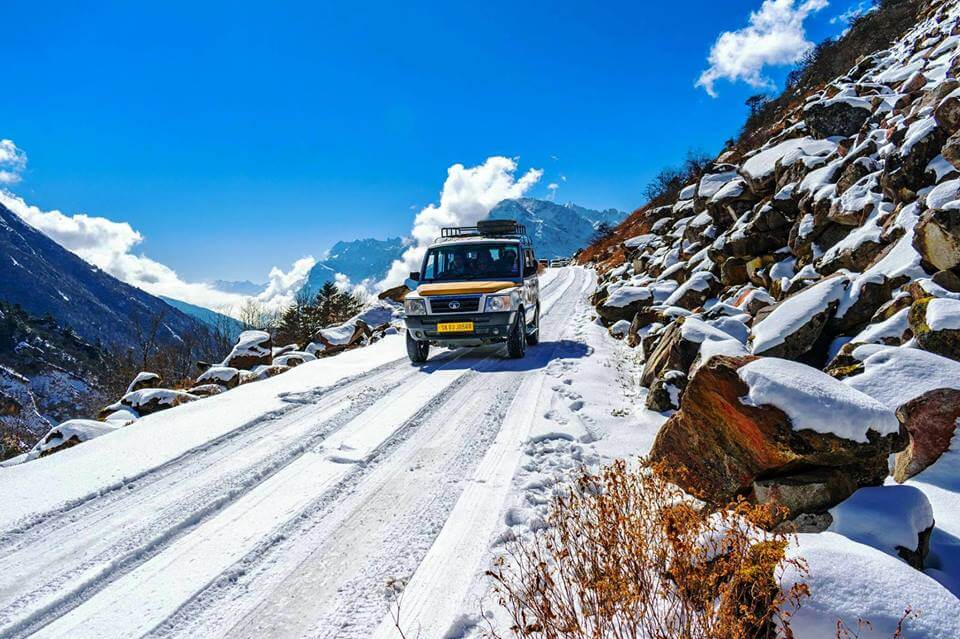 Home way to north sikkim